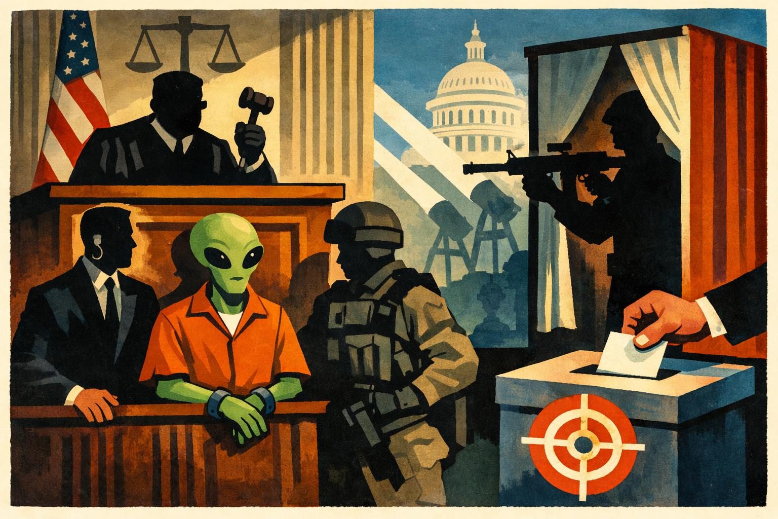 DOJ Opens First Alien Terror Removal Case on a Horrific Election Plot