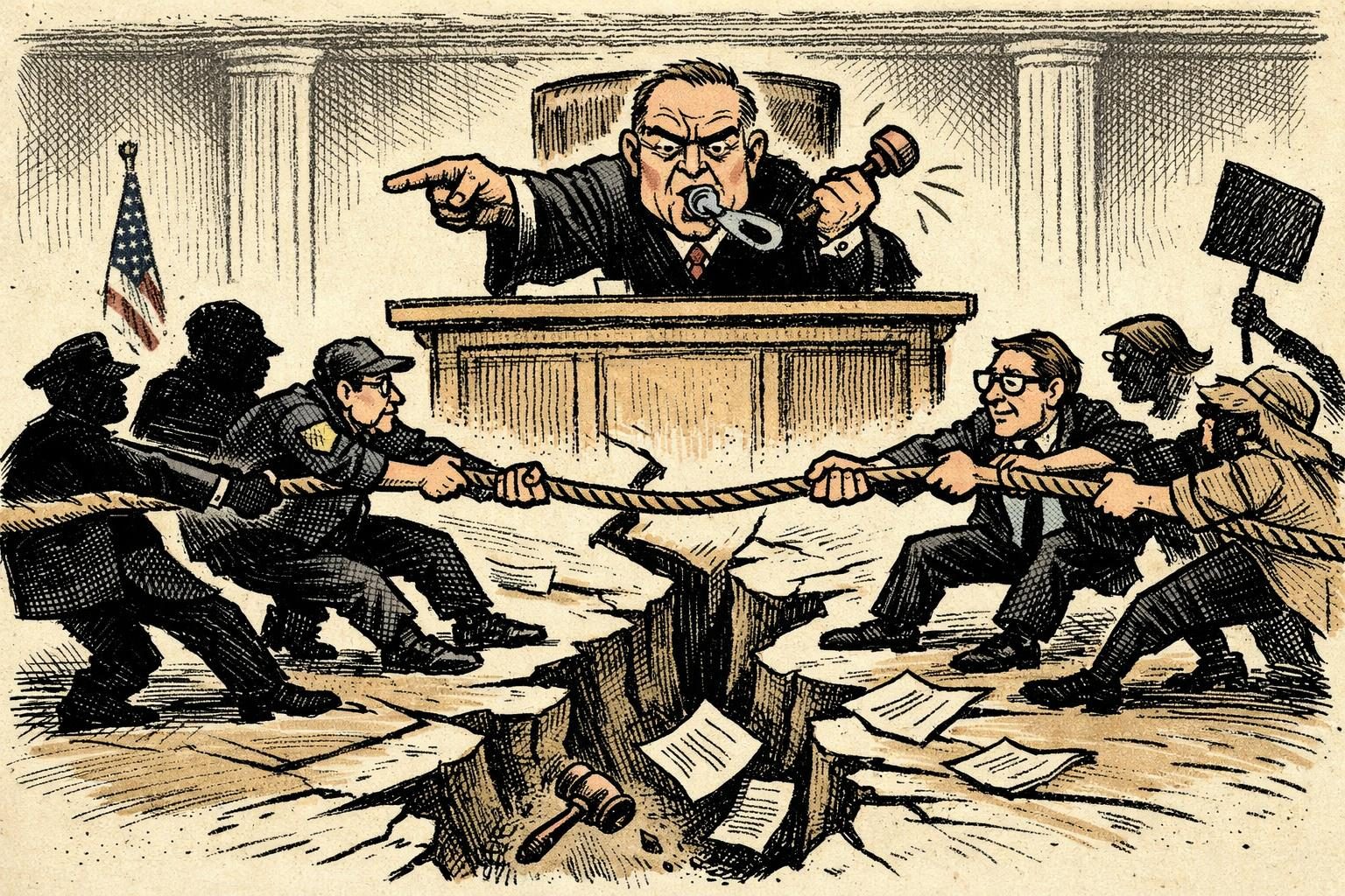 Immigration crackdown keeps getting dragged back into court