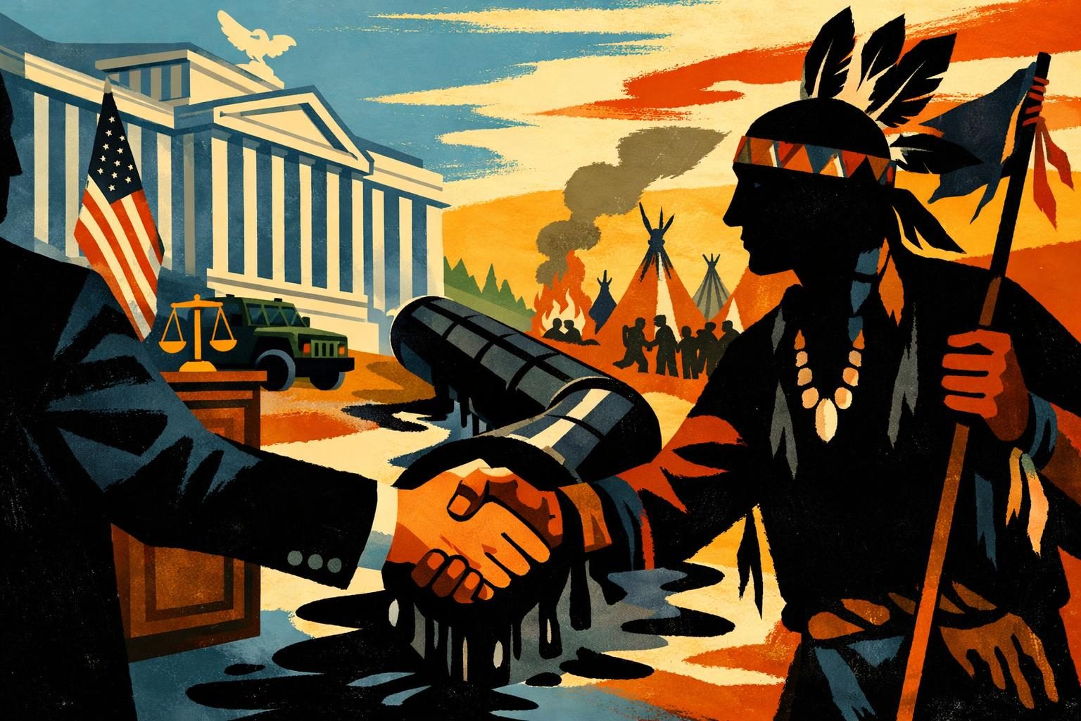 Justice Department settlement reopens the Dakota Access protest fight