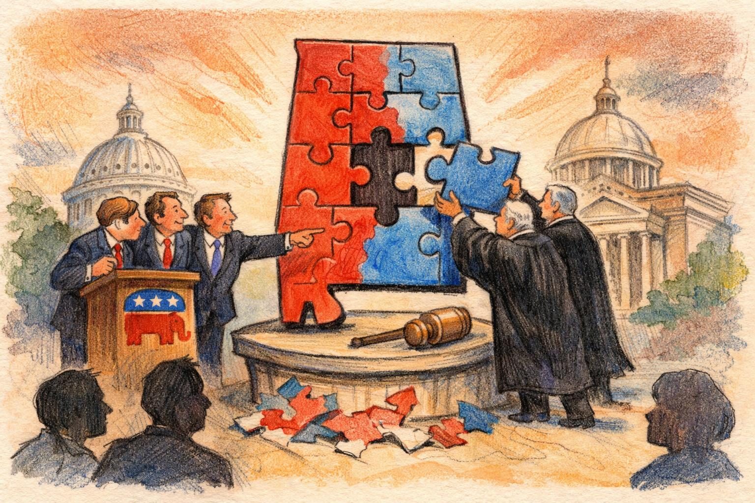 Republicans pick a nominee in an Alabama House seat redrawn by the courts