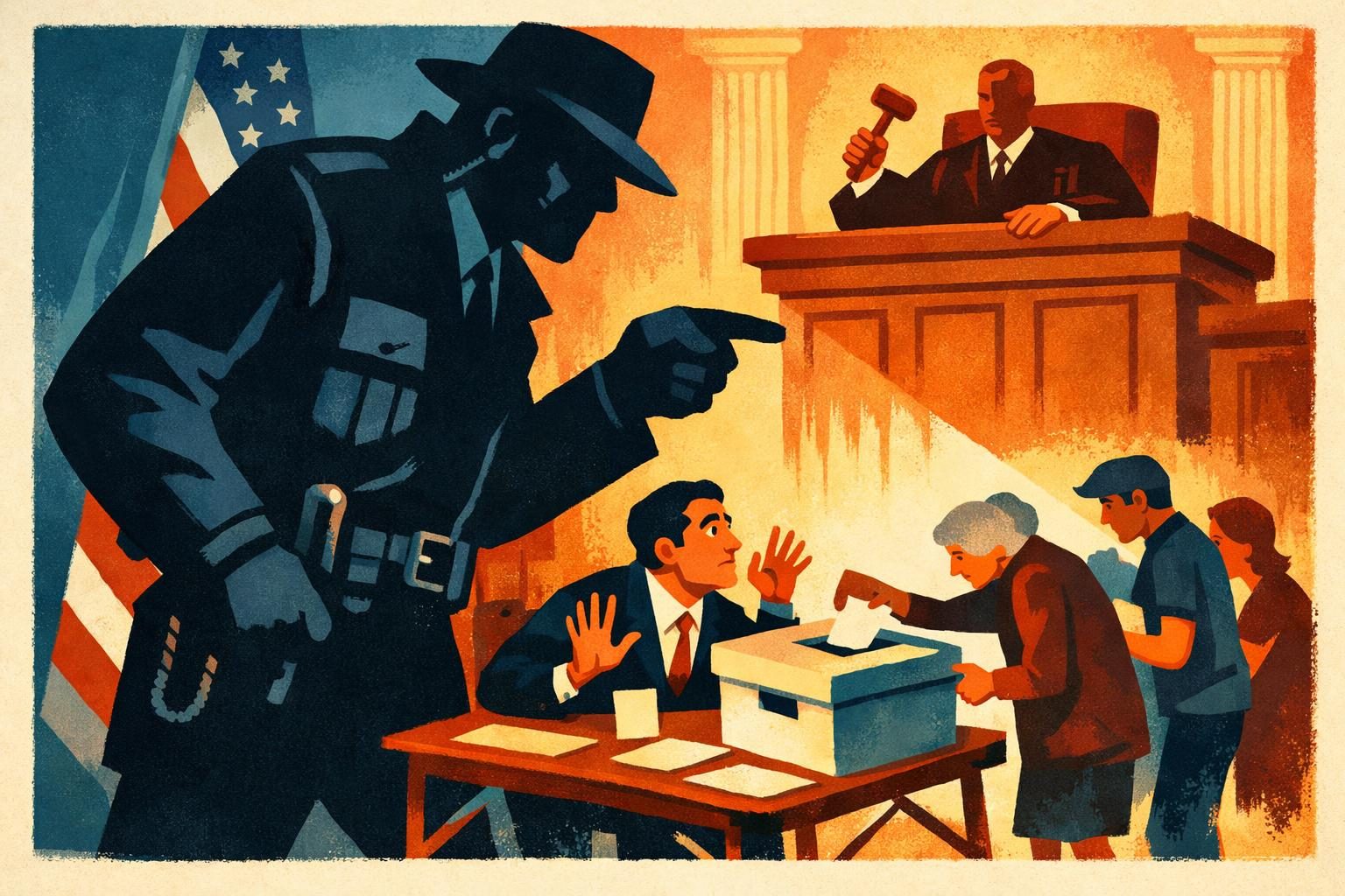 A federal judge just turned DHS’s election scare tactics into a court problem