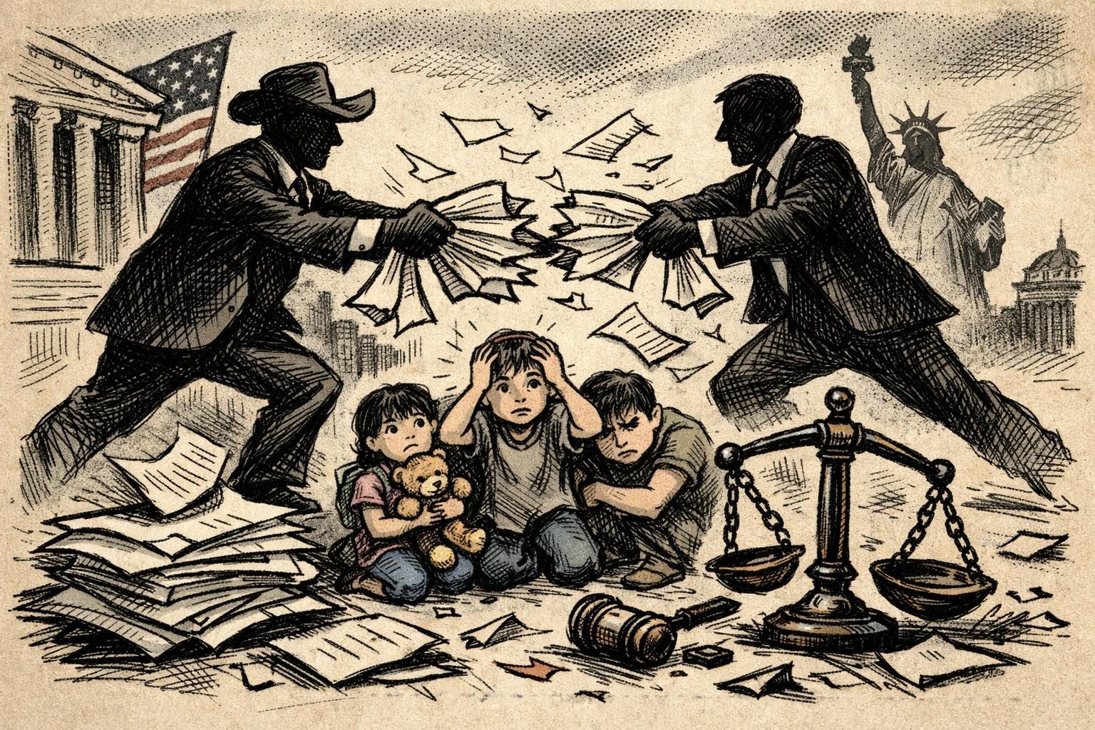 Migrant-children legal contract descends into self-inflicted chaos