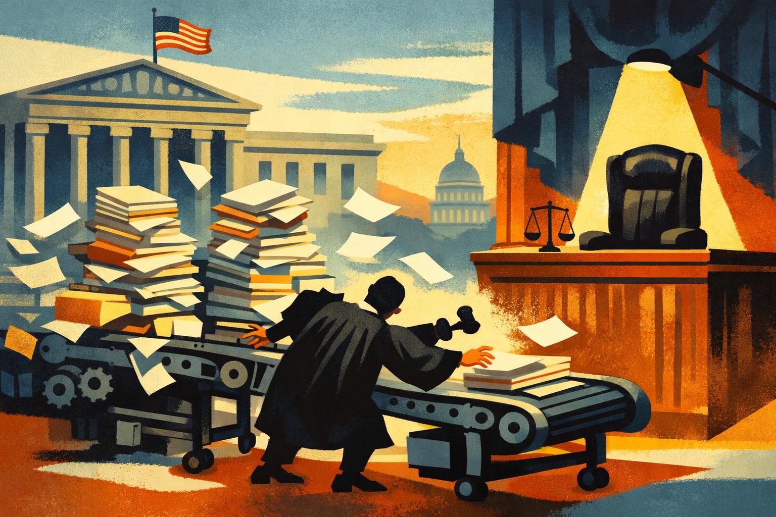 Federal courts head into Friday with active dockets but no marquee order list