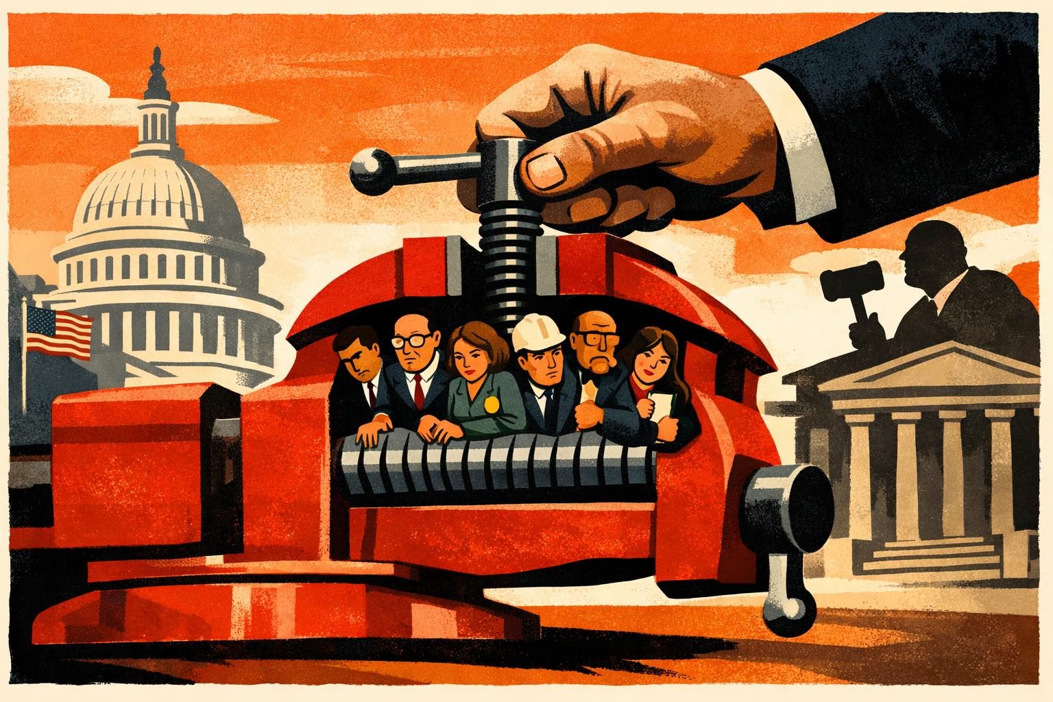 The legal war on federal unions just got another ugly reminder that the administration’s anti-worker push is still in court