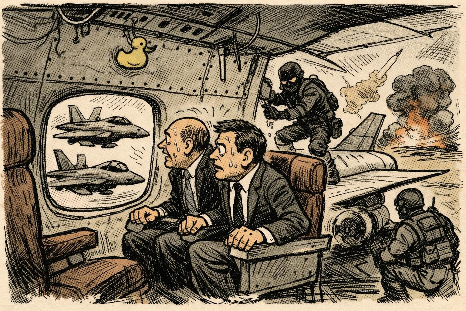 Rubio and Bessent wind up on a decoy plane in a security scare