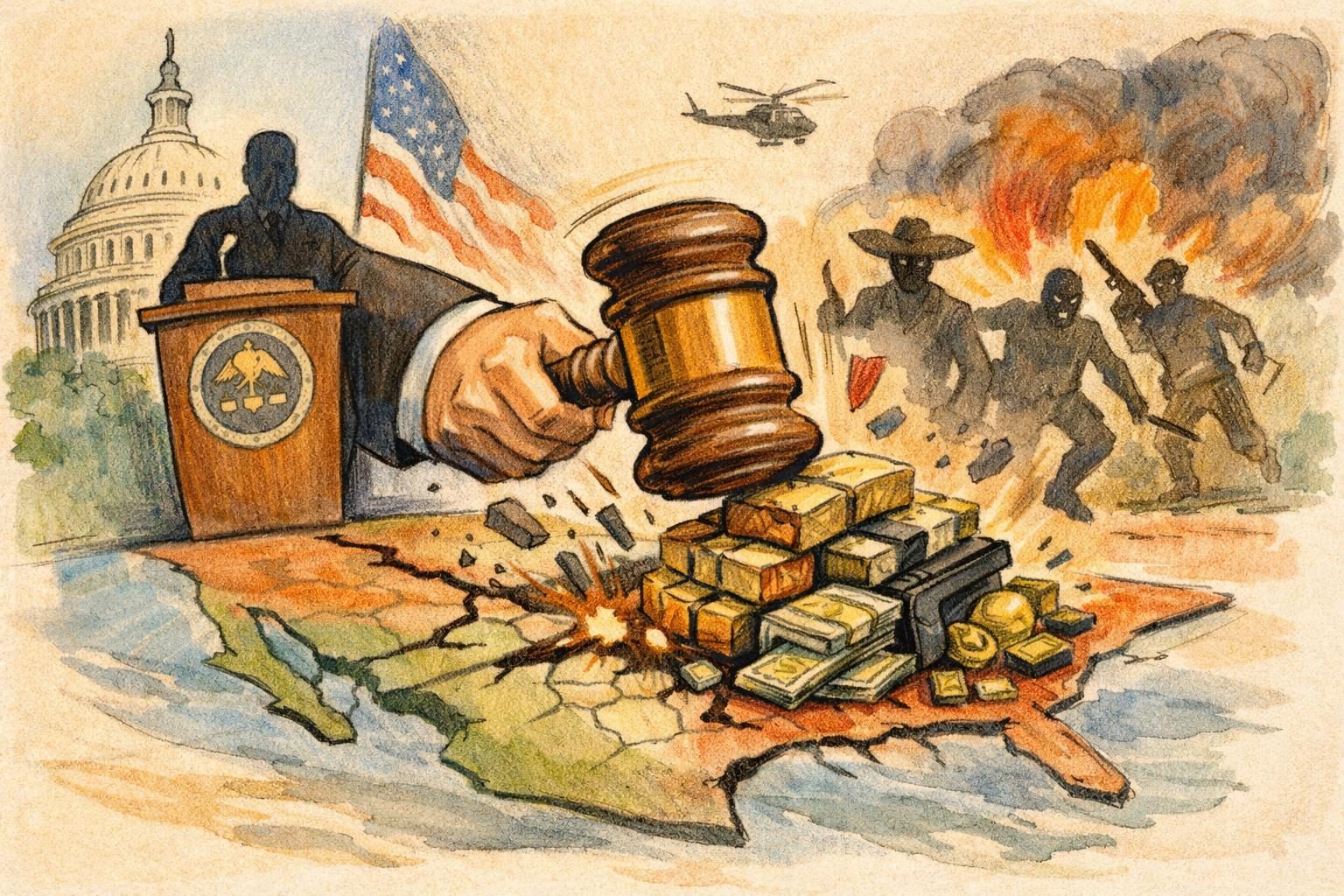 Justice Department expands the cartel war with fresh charges and sanctions