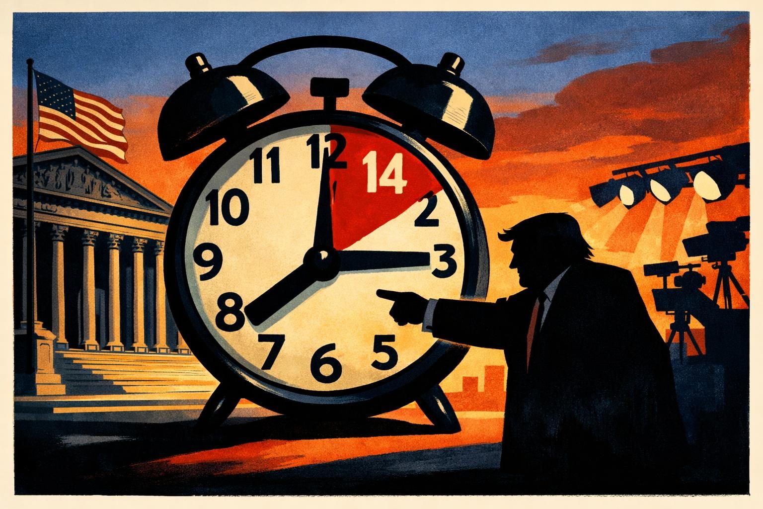 Supreme Court deadline clock on Trump’s CNN fight hits the new August 14 date