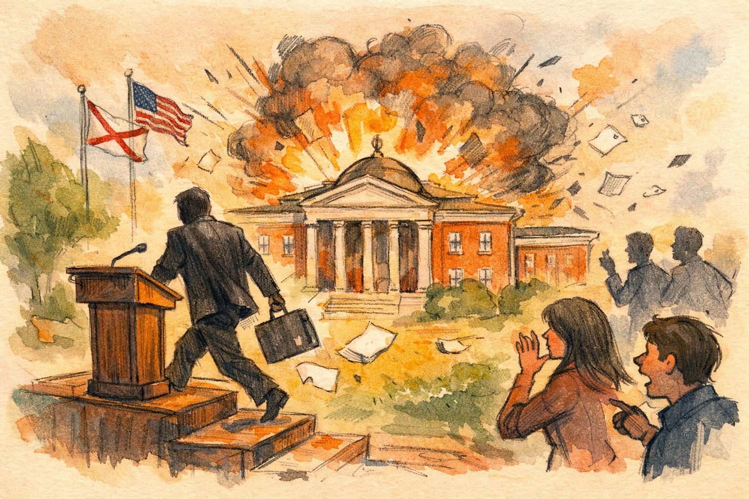 Alabama’s flagship university loses its president after a public fallout