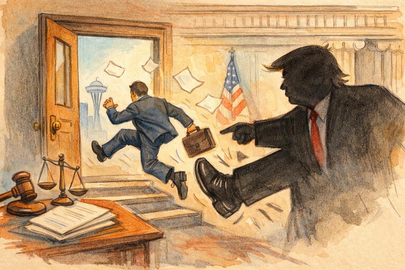 Seattle’s court-picked U.S. attorney sues after Trump fires him
