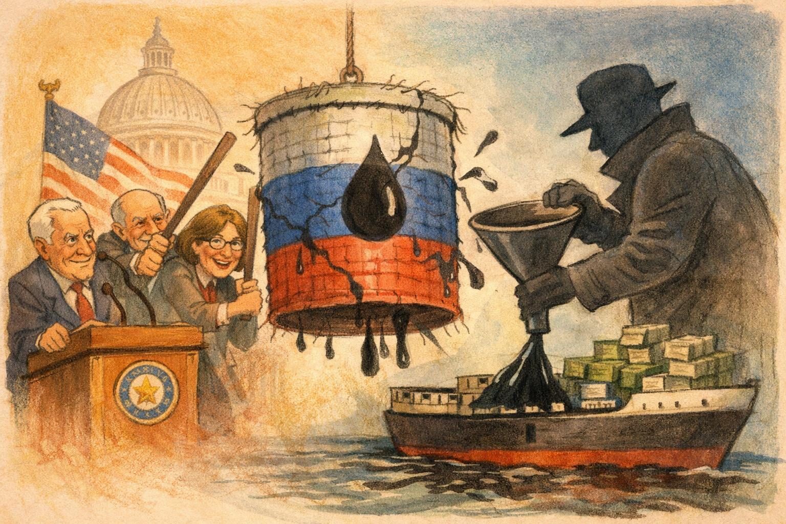 Senate momentum on Russian oil sanctions exposes a familiar gap between rhetoric and enforcement