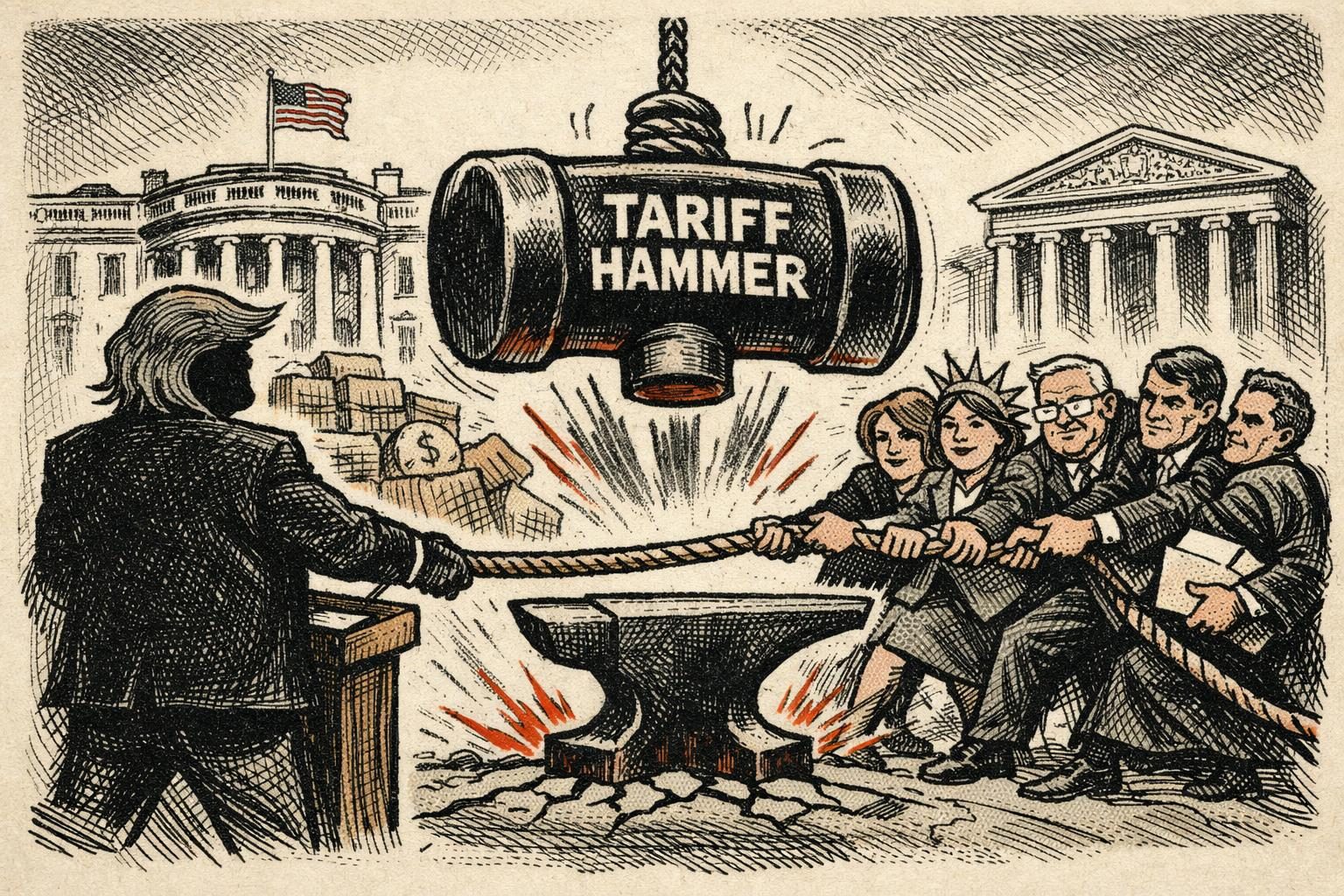 New York and allies sue again to stop Trump&rsquo;s latest tariffs, because apparently the legal system is the only thing standing between Americans and another tax hike