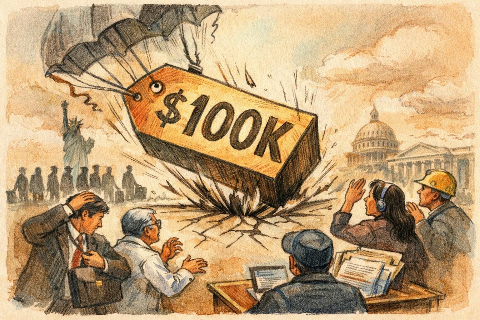 DHS proposed a $103,265 H-1B fee, and the immigration system braced for impact