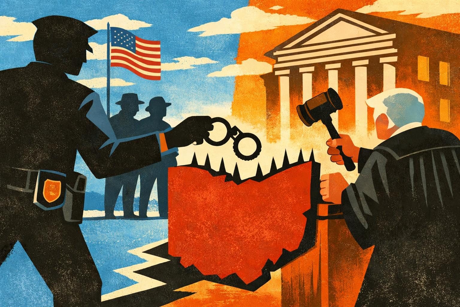 Justice Department sues Ohio court over its courthouse anti-immigration rule