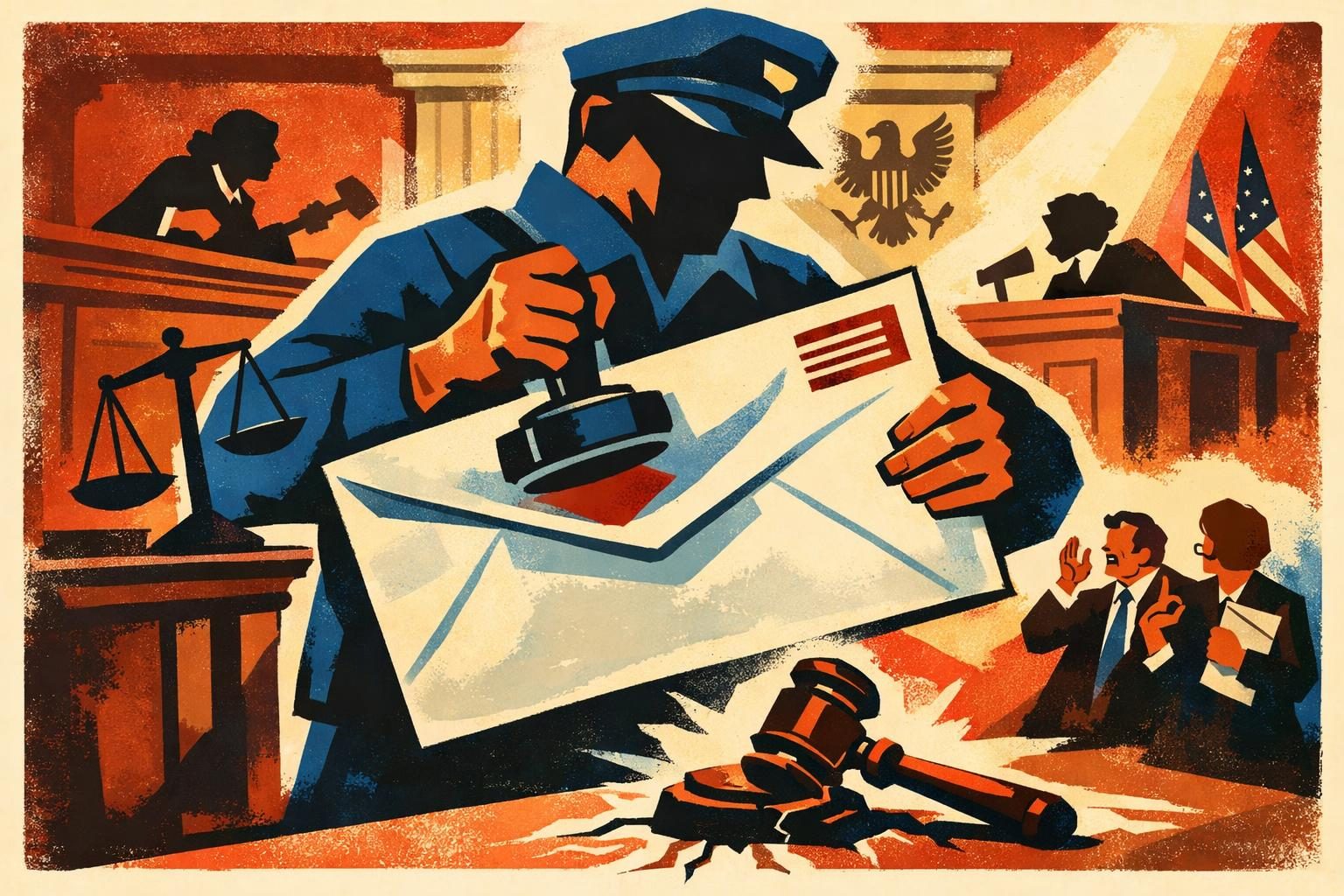 Postal Service mail-ballot rule lands the agency back in court