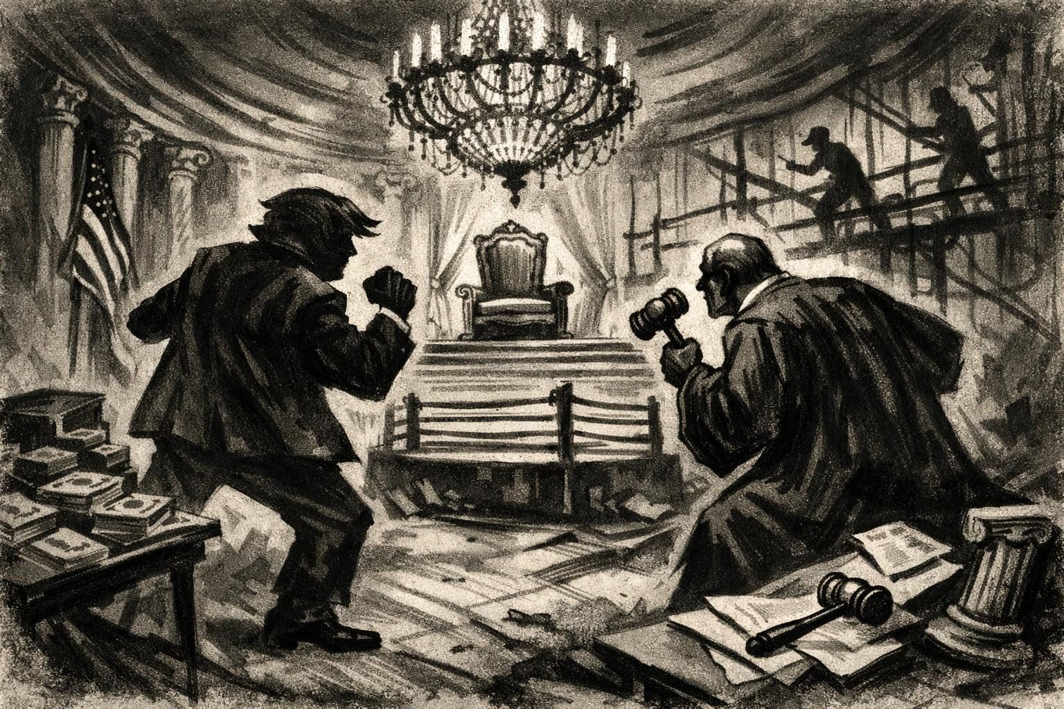 Trump’s ballroom fight keeps chewing through the legal system