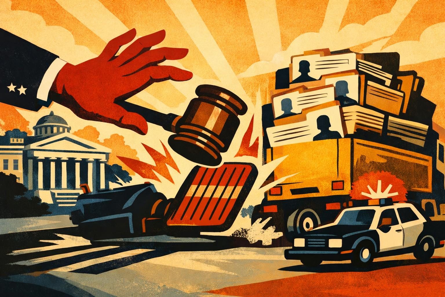 California scores an early restraining order in the Trump administration’s driver-data fight