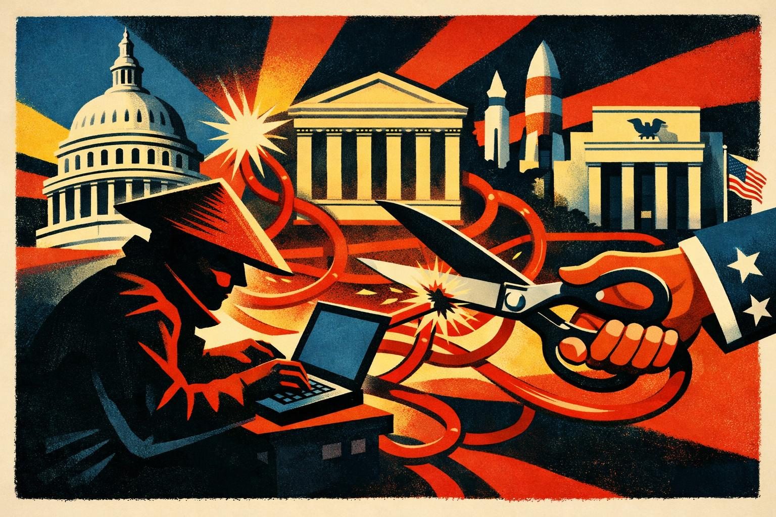 U.S. says it disrupted Chinese hackers who broke into major federal institutions