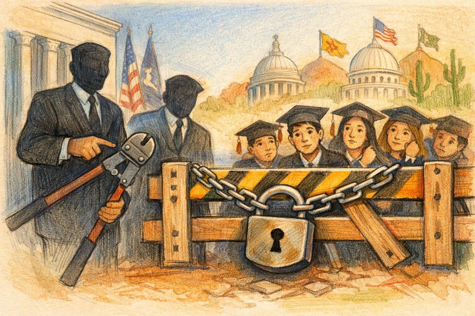 DOJ sues four states over in-state tuition for undocumented students