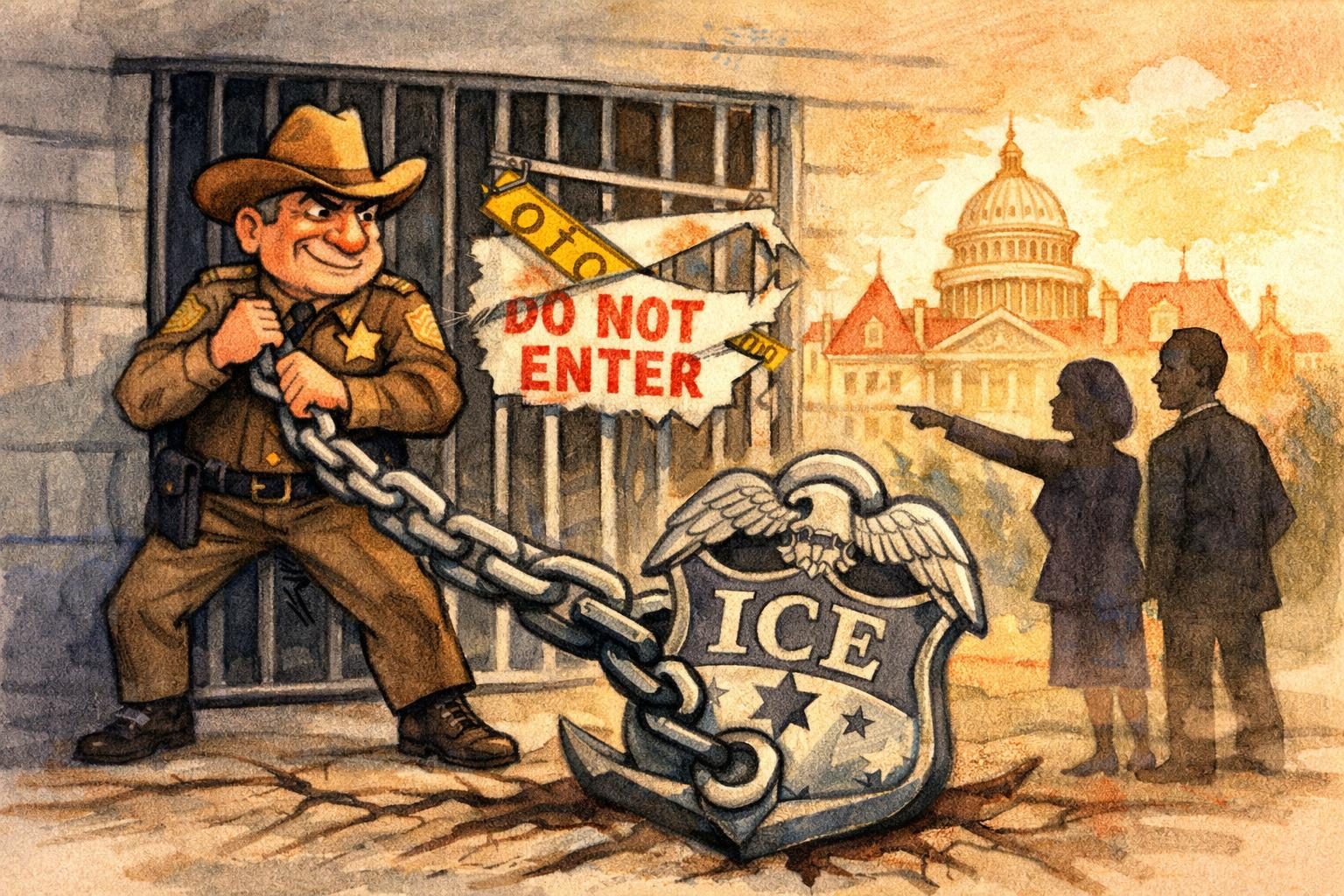New York is suing a county sheriff for hanging onto an ICE deal the state says is dead
