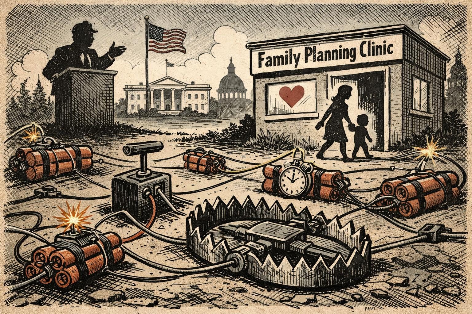 States sue over HHS attack on Title X, warning the administration is trying to booby-trap family planning funds