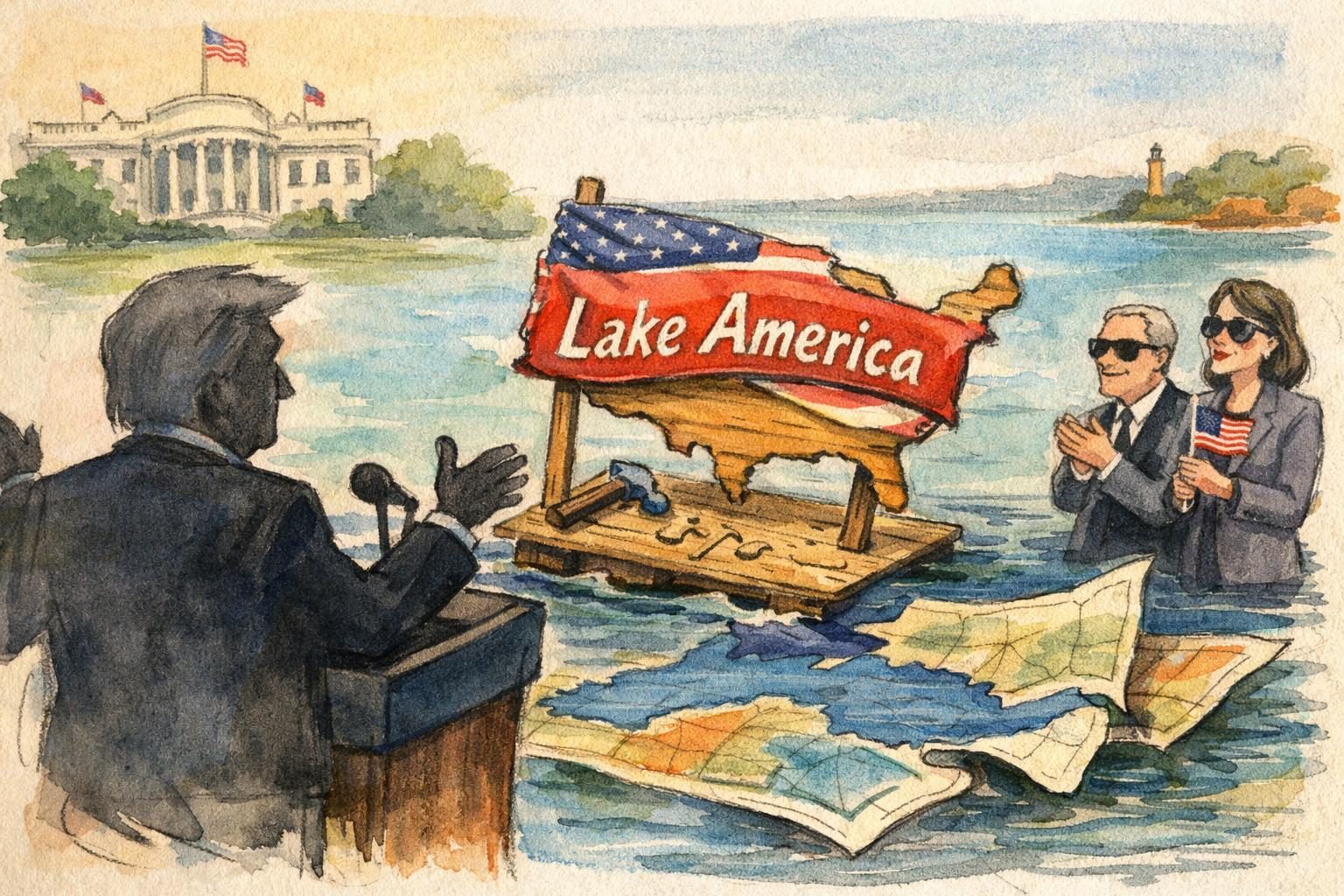 White House doubles down on Lake Ontario rename stunt