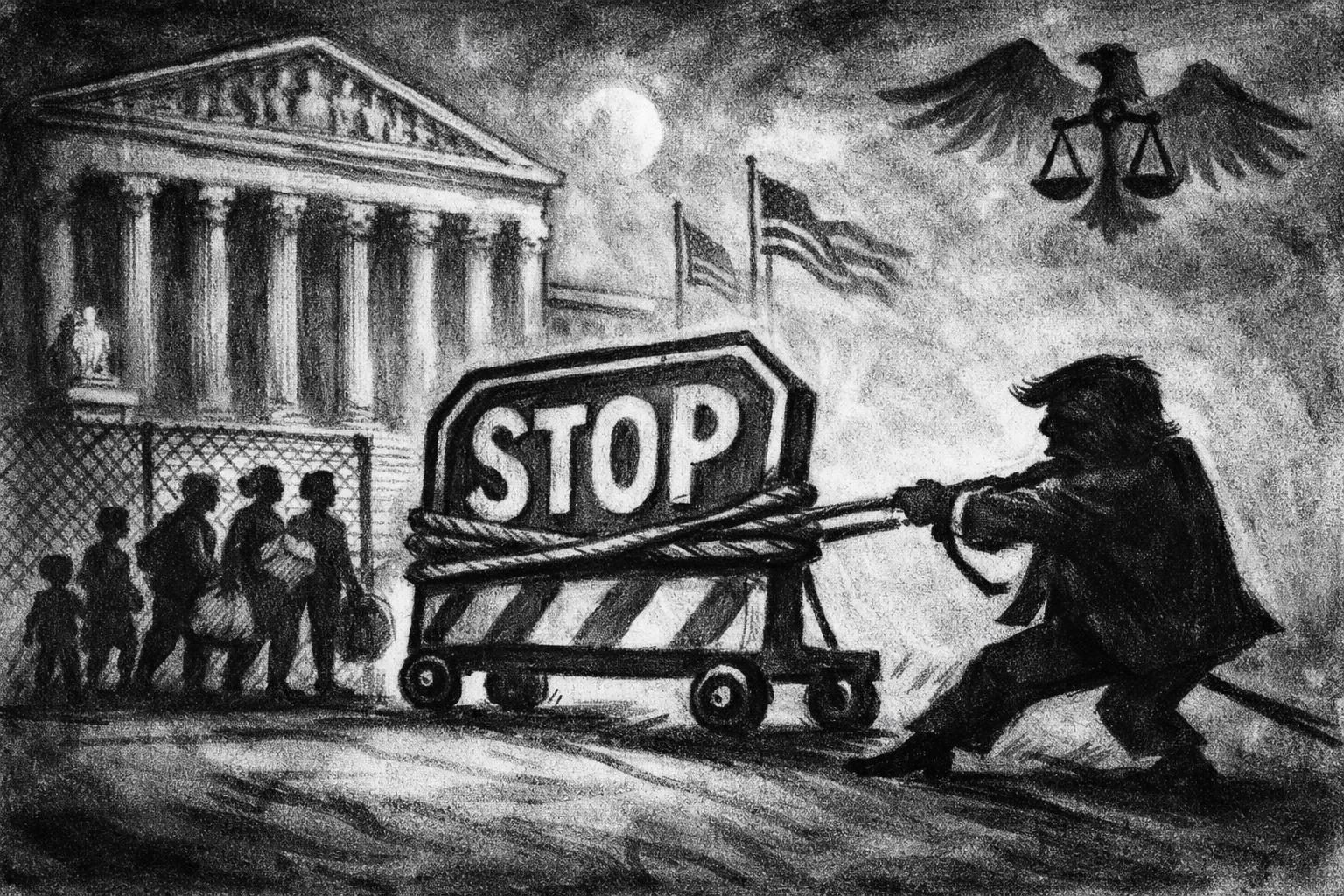 Supreme Court lets Trump keep fighting California’s immigration injunction for now