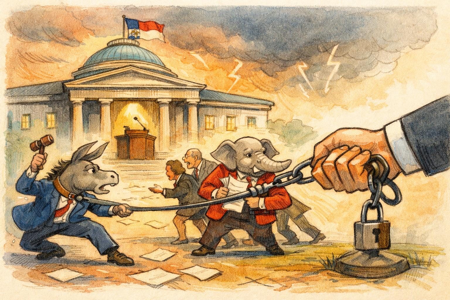 North Carolina legislature heads back for a veto fight with a tight leash on what it can touch