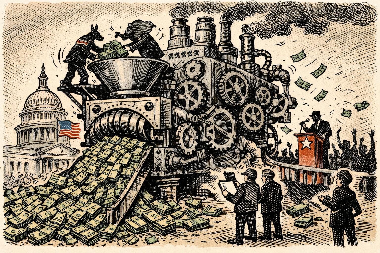 FEC’s latest update shows the election money machine grinding on