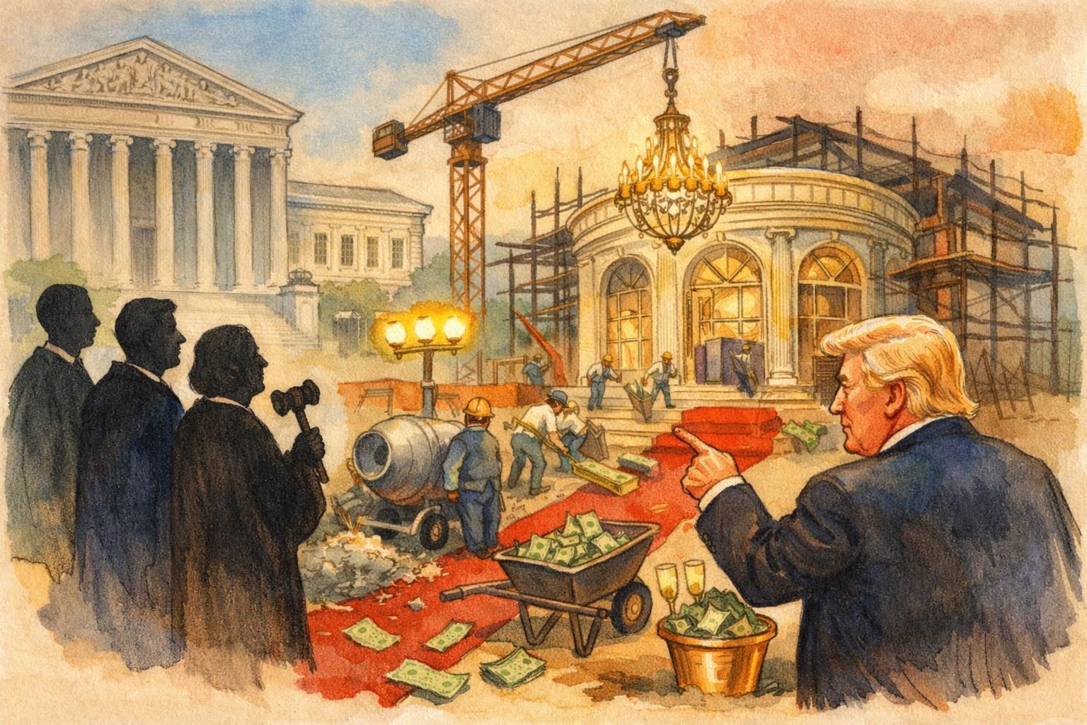 Supreme Court lets Trump keep his ballroom construction moving