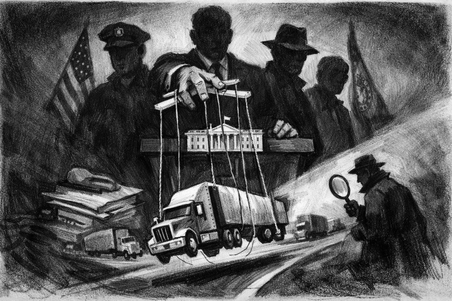 White House rolls out a trucking fraud blitz, because apparently the roads needed more government theatrics