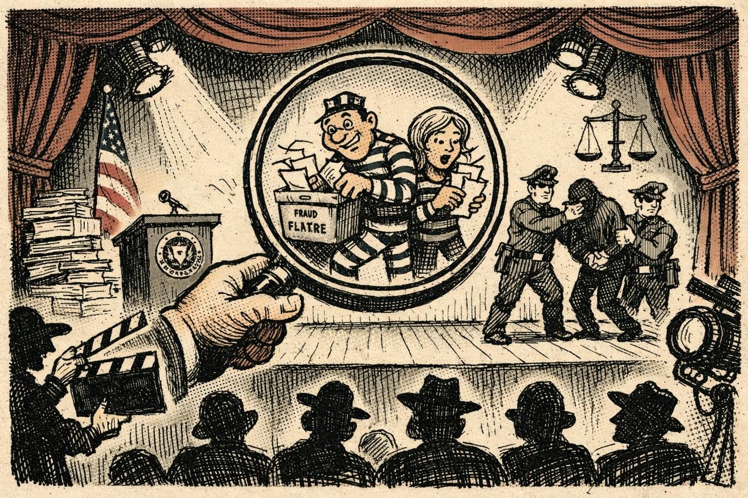 Election-fraud prosecutions keep piling up, and the messaging is doing the real work