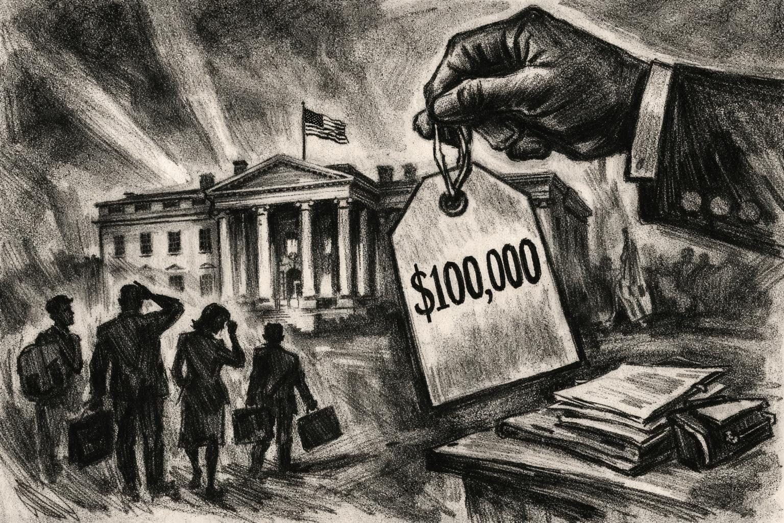 White House slaps a $100,000 price tag on H-1B entry