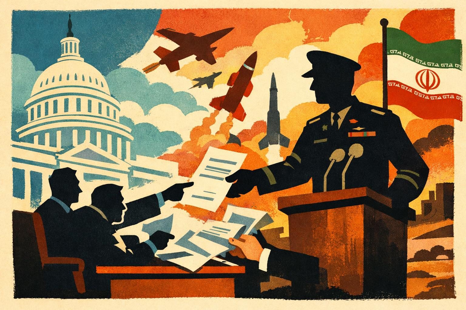 Congress gets a formal notice on military action against Iran