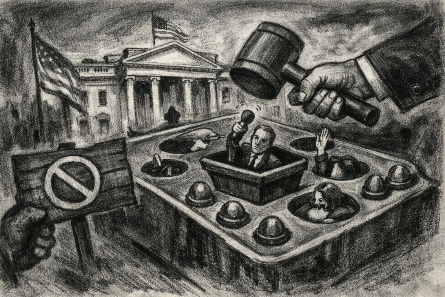 Blocked outlets say White House is still playing games