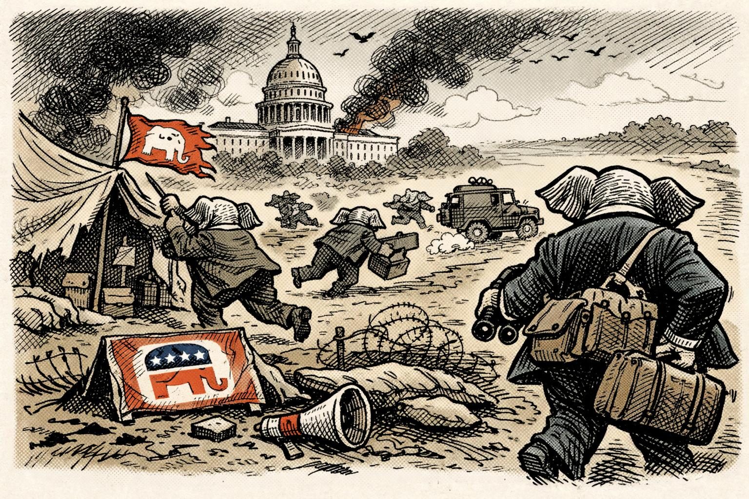 Republicans retreat from some battleground House districts as midterm nerves spread