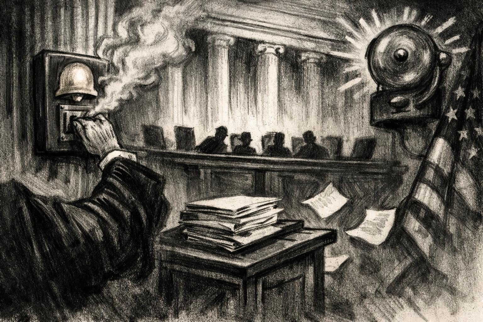 Supreme Court opens the day with a fresh argument calendar and the same constitutional fire alarm