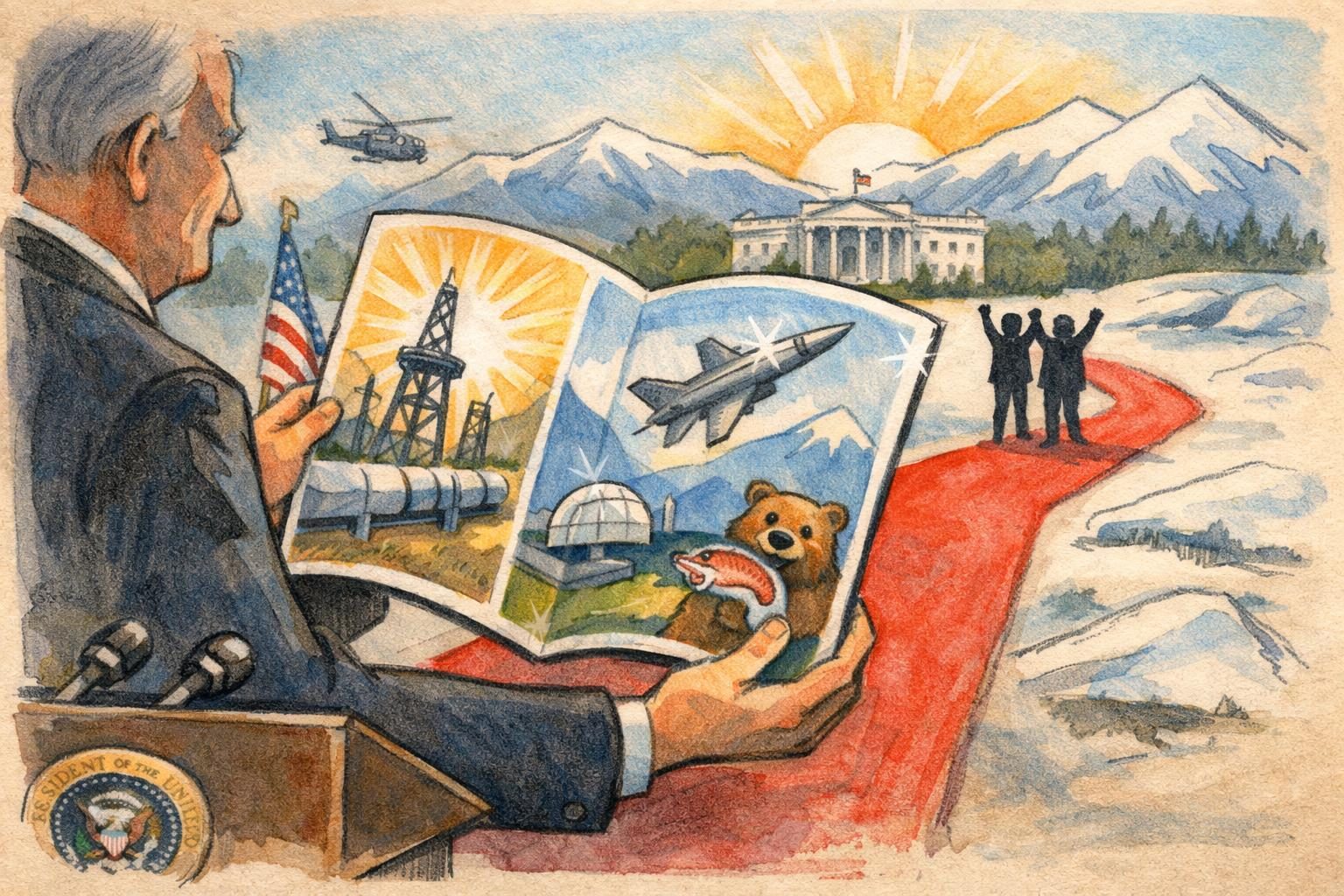 White House Tries to Turn Alaska Visit Into a Full-Scale Victory Lap