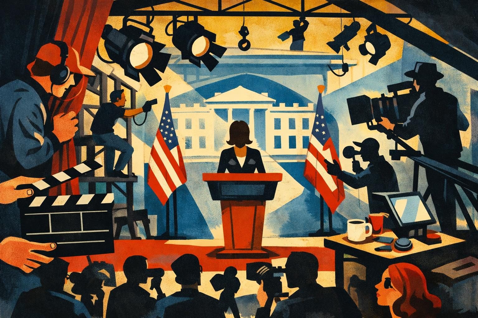 White House stages a fresh press-rollout push while the calendar says the new message machine is live