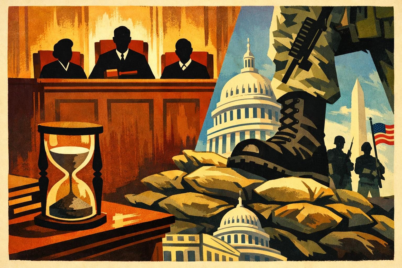 Appeals court hears challenge to Trump’s long-running Guard deployment in D.C.