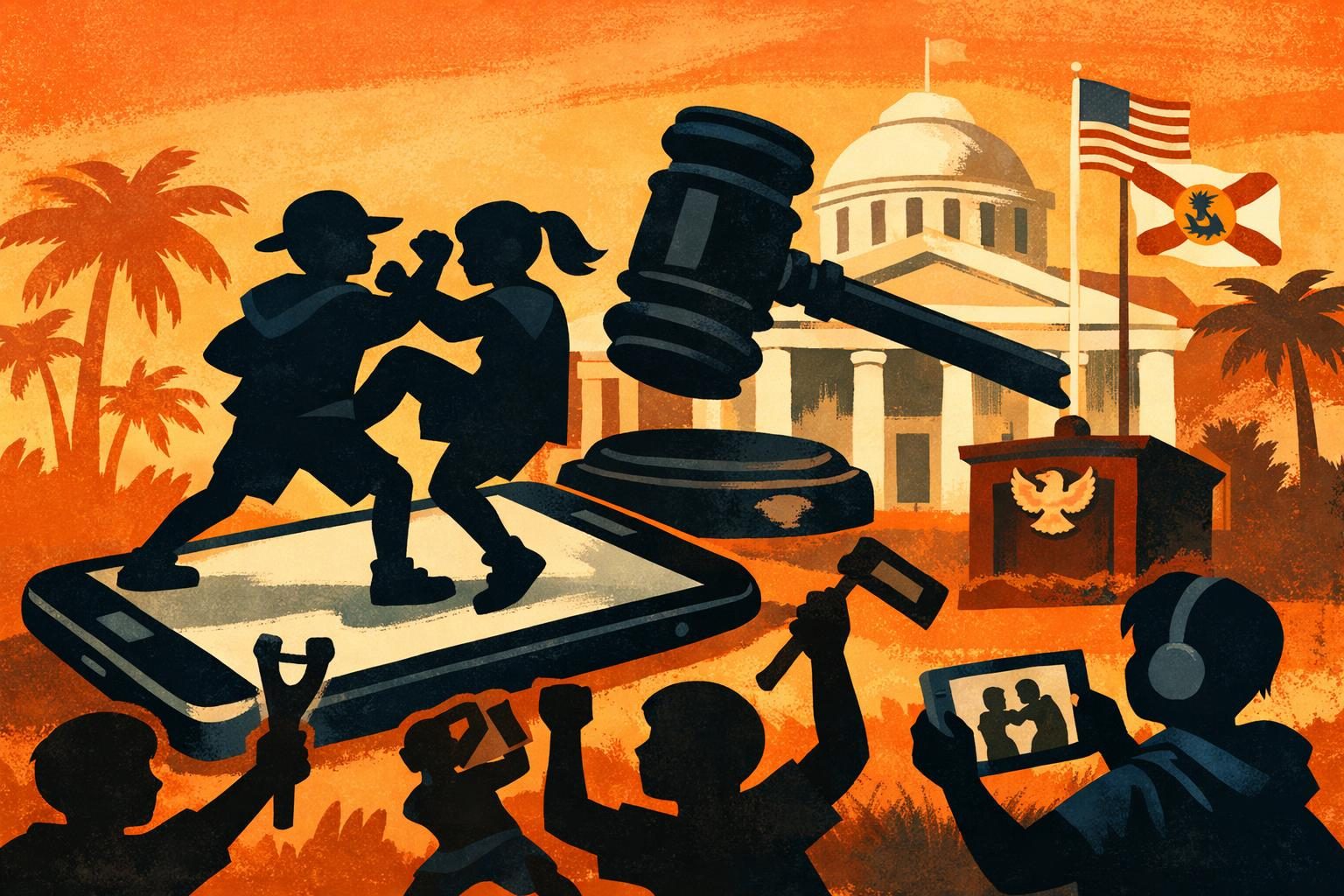 Florida gets a court win for its under-14 social media ban