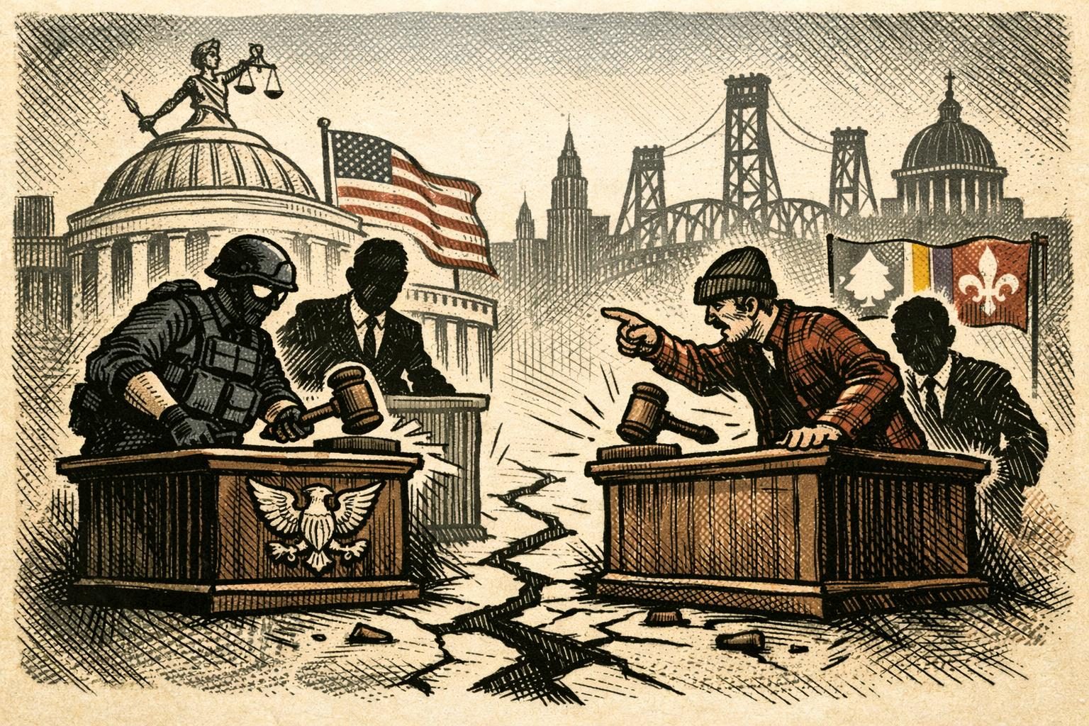 DOJ goes to court against Saint Paul and Portland over masks and IDs for federal officers